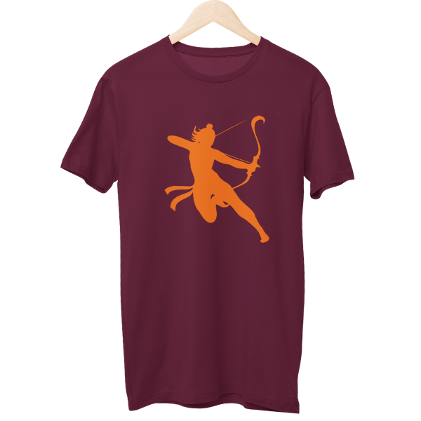 Jai Shree Ram Bow & Arrow Side T-Shirt