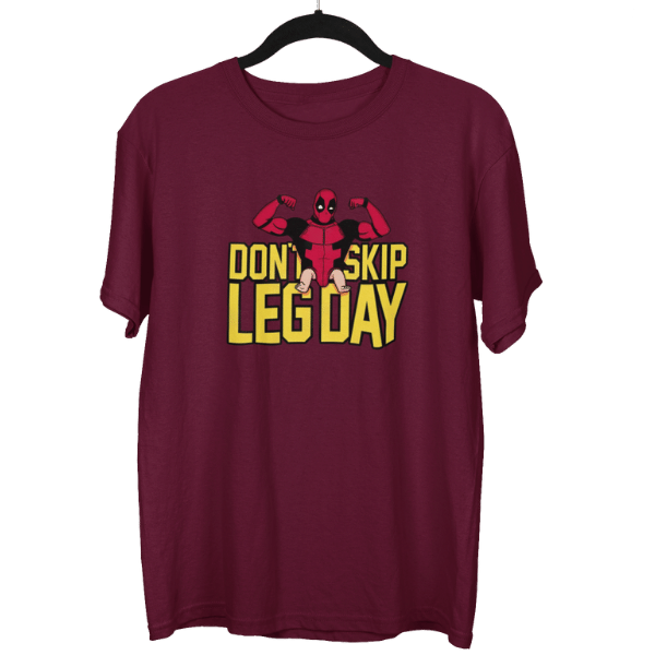 Don't Skip Leg Day Gym Unisex Oversized T-Shirt