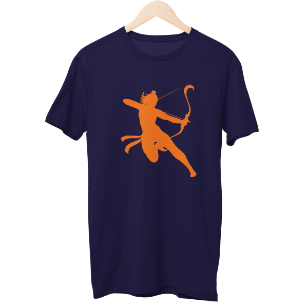 Jai Shree Ram Bow & Arrow Side T-Shirt