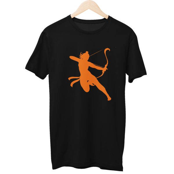 Jai Shree Ram Bow & Arrow Side T-Shirt