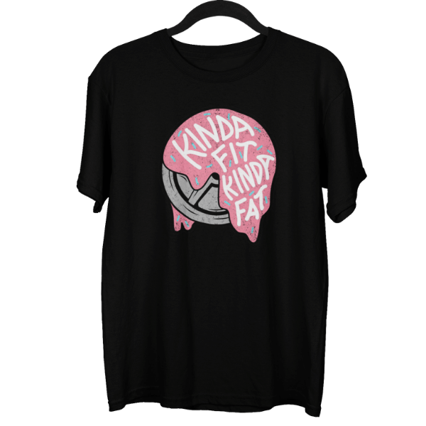 Kinda Fit Kinda Fat Gym Unisex Oversized T-Shirt