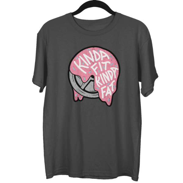 Kinda Fit Kinda Fat Gym Unisex Oversized T-Shirt