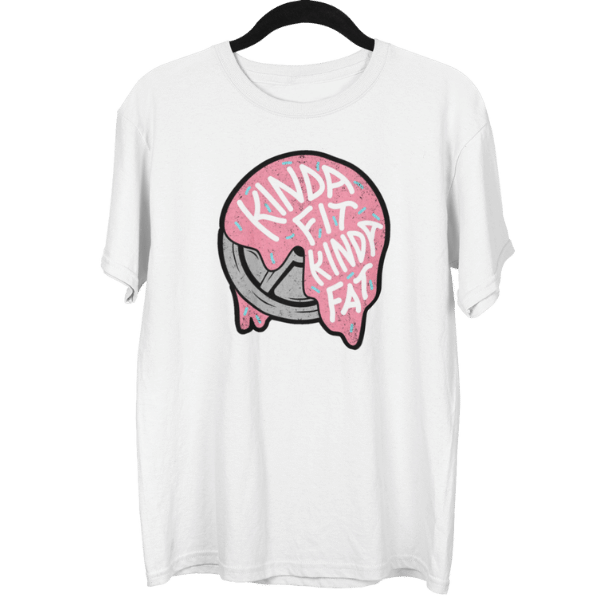 Kinda Fit Kinda Fat Gym Unisex Oversized T-Shirt