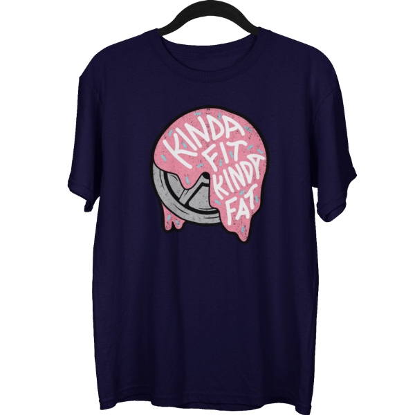 Kinda Fit Kinda Fat Gym Unisex Oversized T-Shirt