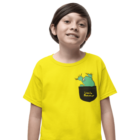 Little Monster Pocket Unisex Kids T-Shirt