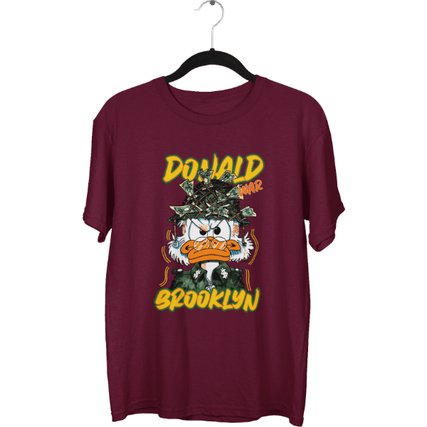 Donald War Cartoon Unisex Oversized T-Shirt