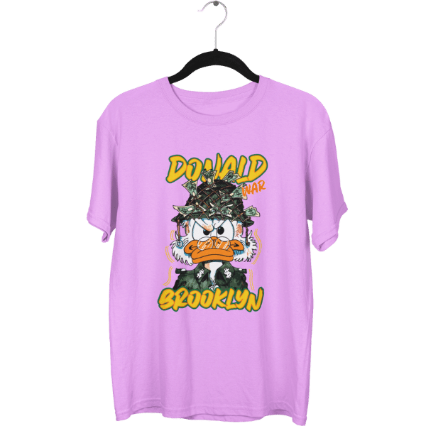 Donald War Cartoon Unisex Oversized T-Shirt