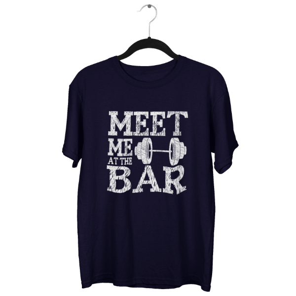 Meet Me At The Bar Gym Unisex Oversized T-Shirt