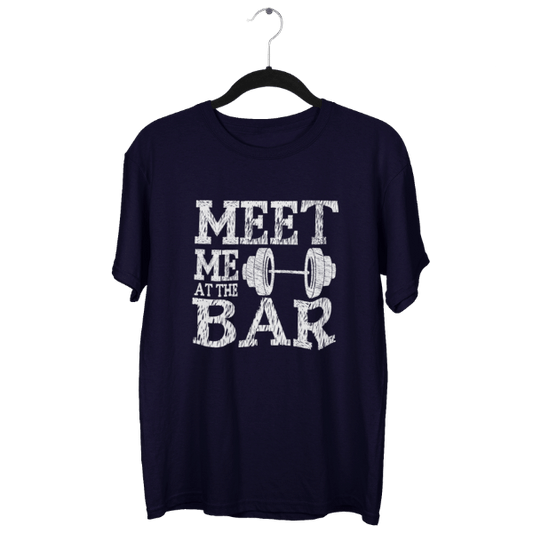 Meet Me At The Bar Gym Unisex Oversized T-Shirt