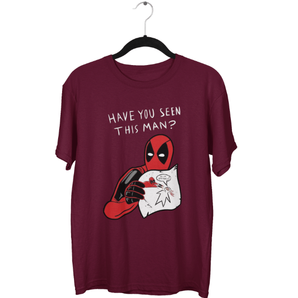 Have You Seen This Man Deadpool Unisex Oversized T-Shirt