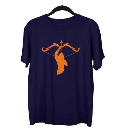 Jai Shree Ram Up Arrow Unisex Oversized T-Shirt
