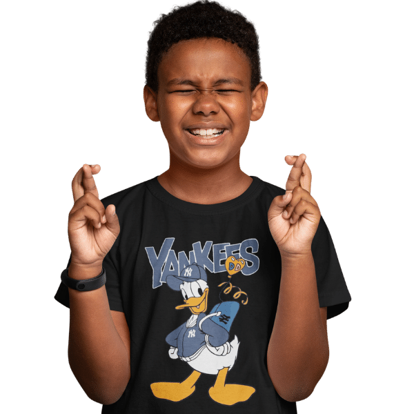 Yankees Donald Duck Unisex Kids T-Shirt