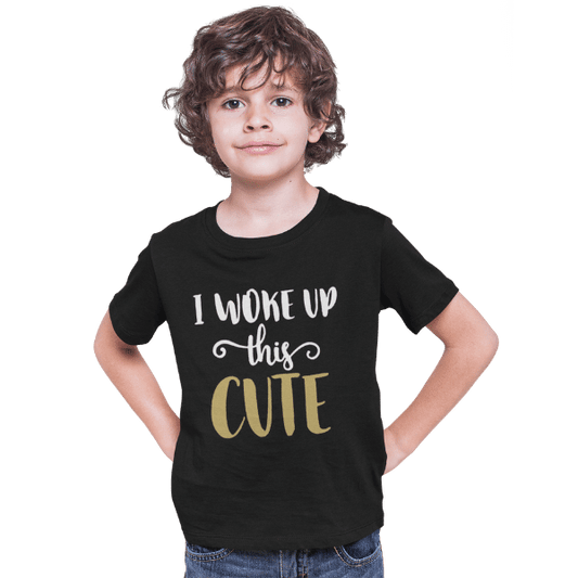 I Woke Up This Cute Unisex Kids T-Shirt