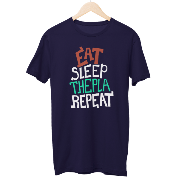 Eat Sleep Thepla Regular Unisex T-Shirt