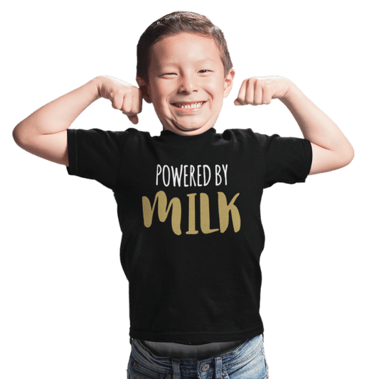 Powered By Milk Unisex Kids T-Shirt