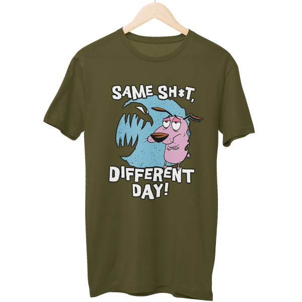 Same Shit Different Day Cartoon Regular Unisex T-Shirt