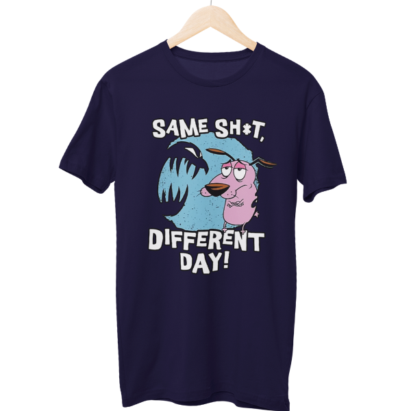 Same Shit Different Day Cartoon Regular Unisex T-Shirt