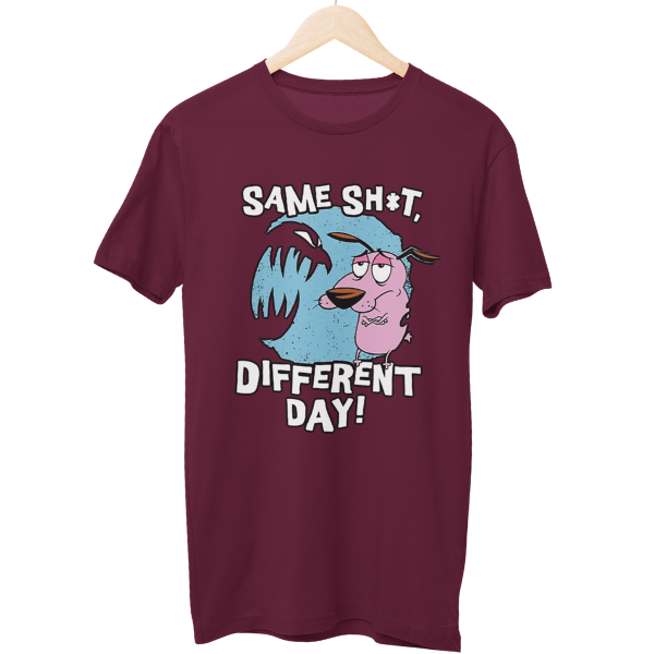 Same Shit Different Day Cartoon Regular Unisex T-Shirt