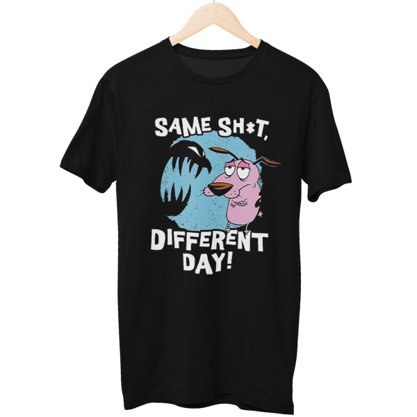 Same Shit Different Day Cartoon Regular Unisex T-Shirt