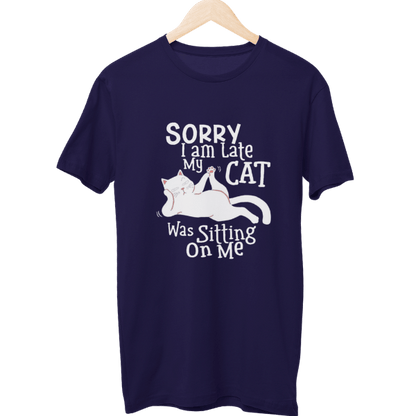 Sorry My Cat Was Sitting On My Lap Unisex T-Shirt