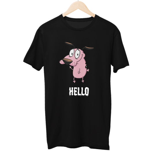 Cowardly Dog Cartoon Unisex T-Shirt