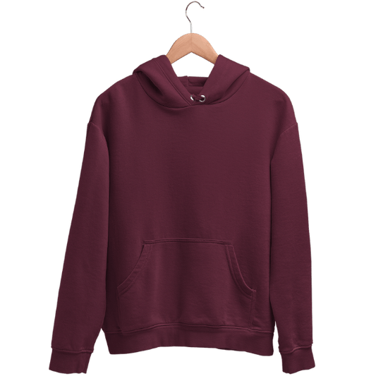 Solid Unisex Pullover Hoodie