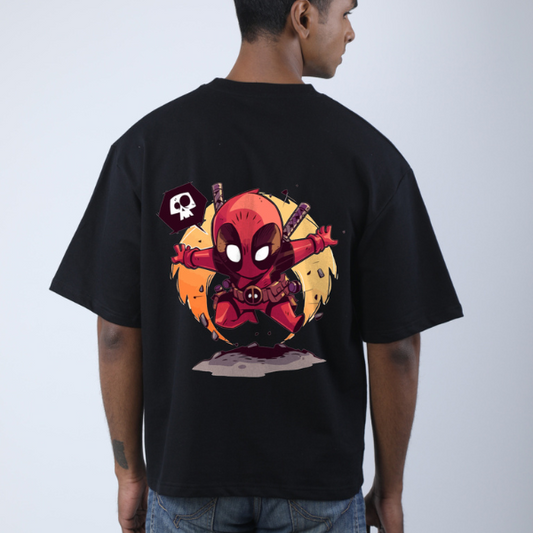 Deadpool Front & Back Unisex Oversized T-Shirt