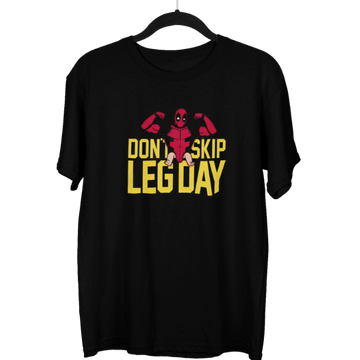Don't Skip Leg Day Gym Unisex Oversized T-Shirt