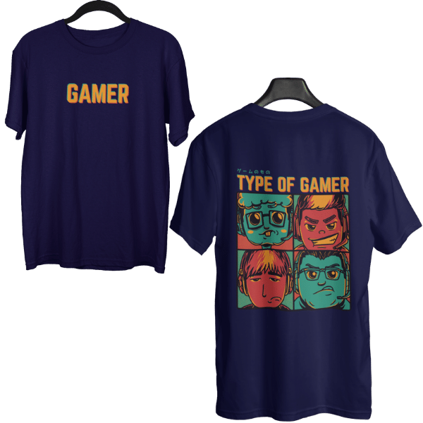 Type Of Gamer Unisex Oversized T-Shirt