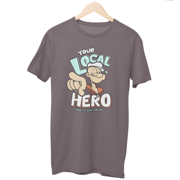 Popeye Hero Cartoon Regular Unisex T-Shirt