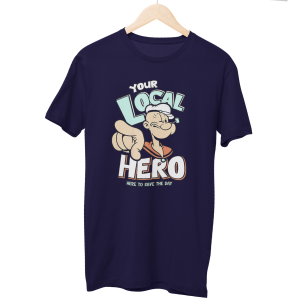 Popeye Hero Cartoon Regular Unisex T-Shirt