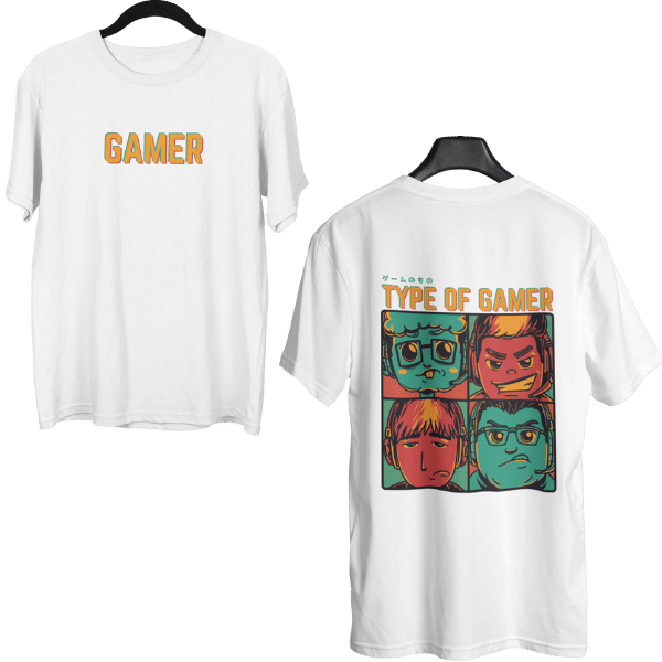 Type Of Gamer Unisex Oversized T-Shirt