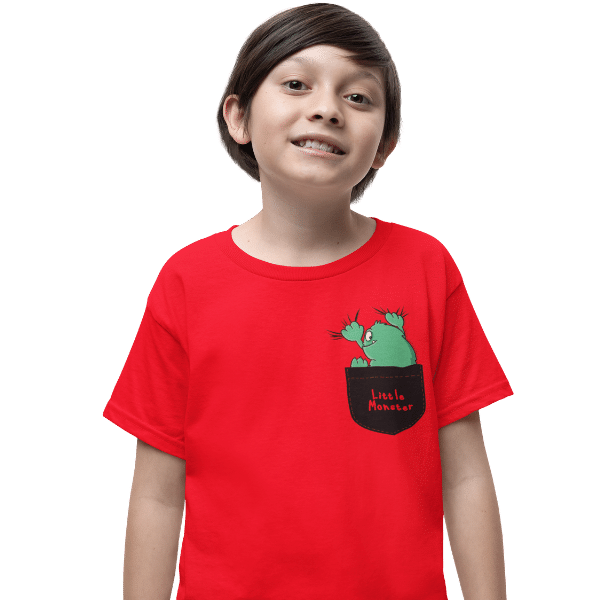 Little Monster Pocket Unisex Kids T-Shirt