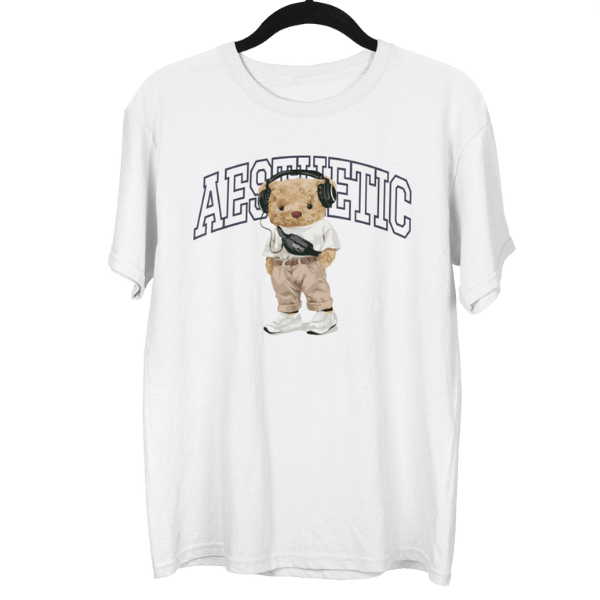 Aesthetic Bear Unisex Oversized T-Shirt