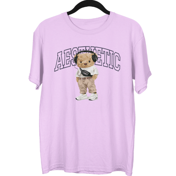 Aesthetic Bear Unisex Oversized T-Shirt