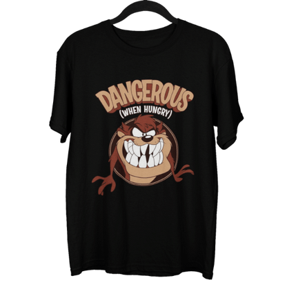 Dangerous When Hungry Unisex Oversized T-Shirt