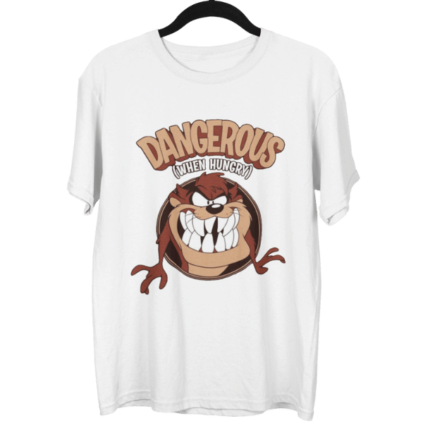 Dangerous When Hungry Unisex Oversized T-Shirt