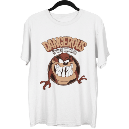 Dangerous When Hungry Unisex Oversized T-Shirt