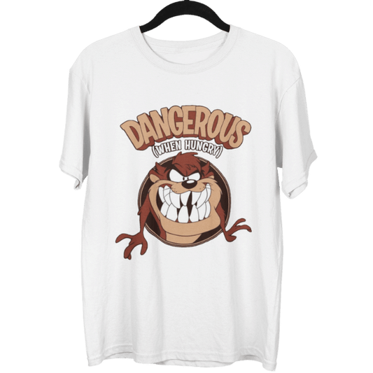 Dangerous When Hungry Unisex Oversized T-Shirt