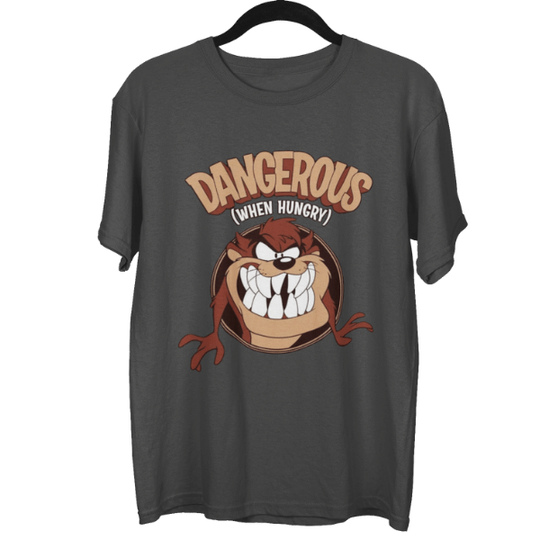 Dangerous When Hungry Unisex Oversized T-Shirt