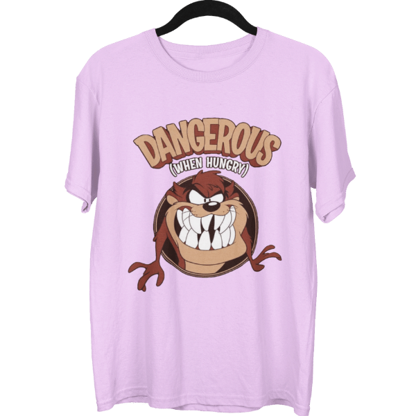 Dangerous When Hungry Unisex Oversized T-Shirt