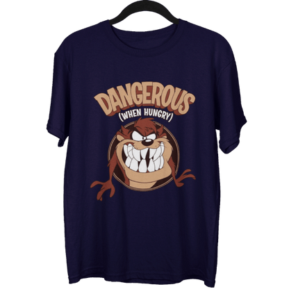 Dangerous When Hungry Unisex Oversized T-Shirt