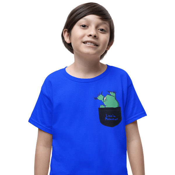 Little Monster Pocket Unisex Kids T-Shirt