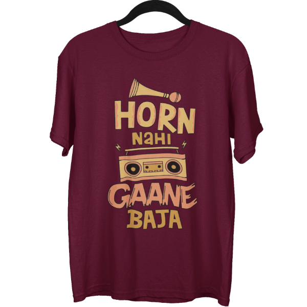 Horn Nahi Gaana Baja Unisex Oversized T-Shirt