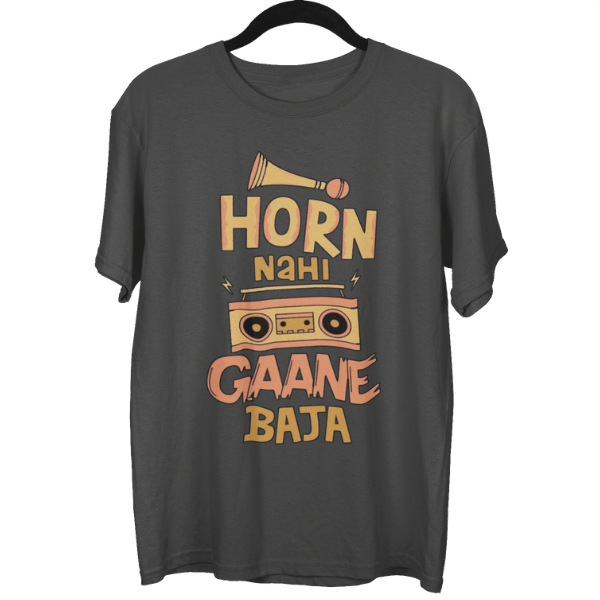 Horn Nahi Gaana Baja Unisex Oversized T-Shirt