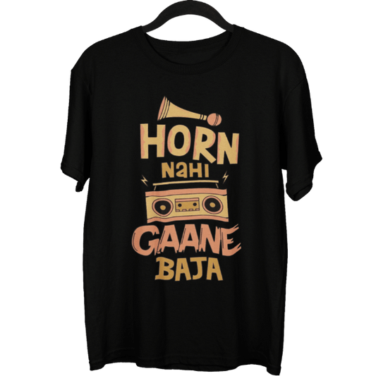 Horn Nahi Gaana Baja Unisex Oversized T-Shirt