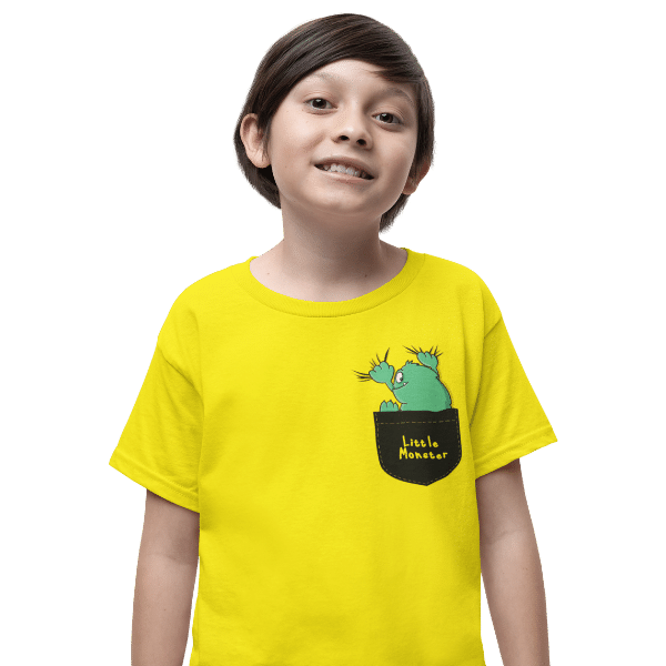 Little Monster Pocket Unisex Kids T-Shirt