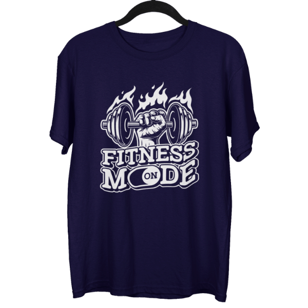 Fitness Mode On Gym Unisex Oversized T-Shirt