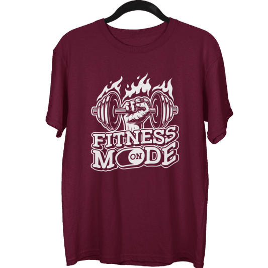 Fitness Mode On Gym Unisex Oversized T-Shirt