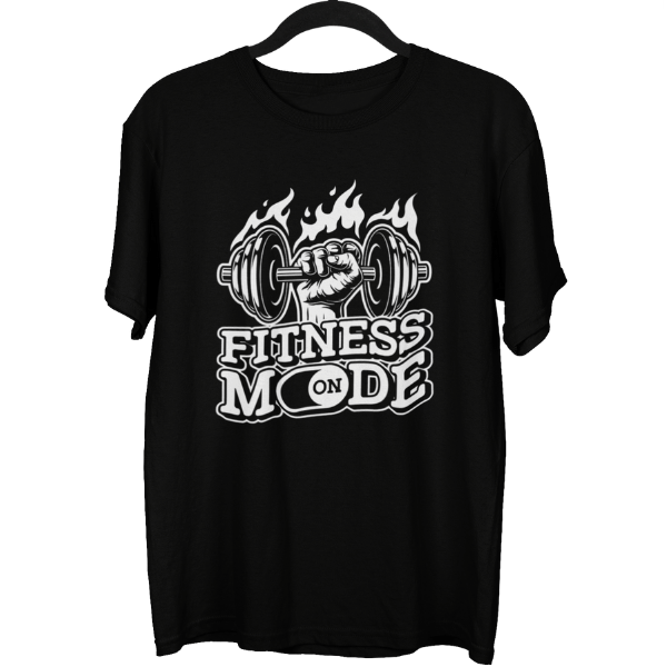 Fitness Mode On Gym Unisex Oversized T-Shirt